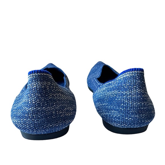 Rothy’s Marled Blue Pointed-Toe Flats - 7.5 - Picture 6 of 8